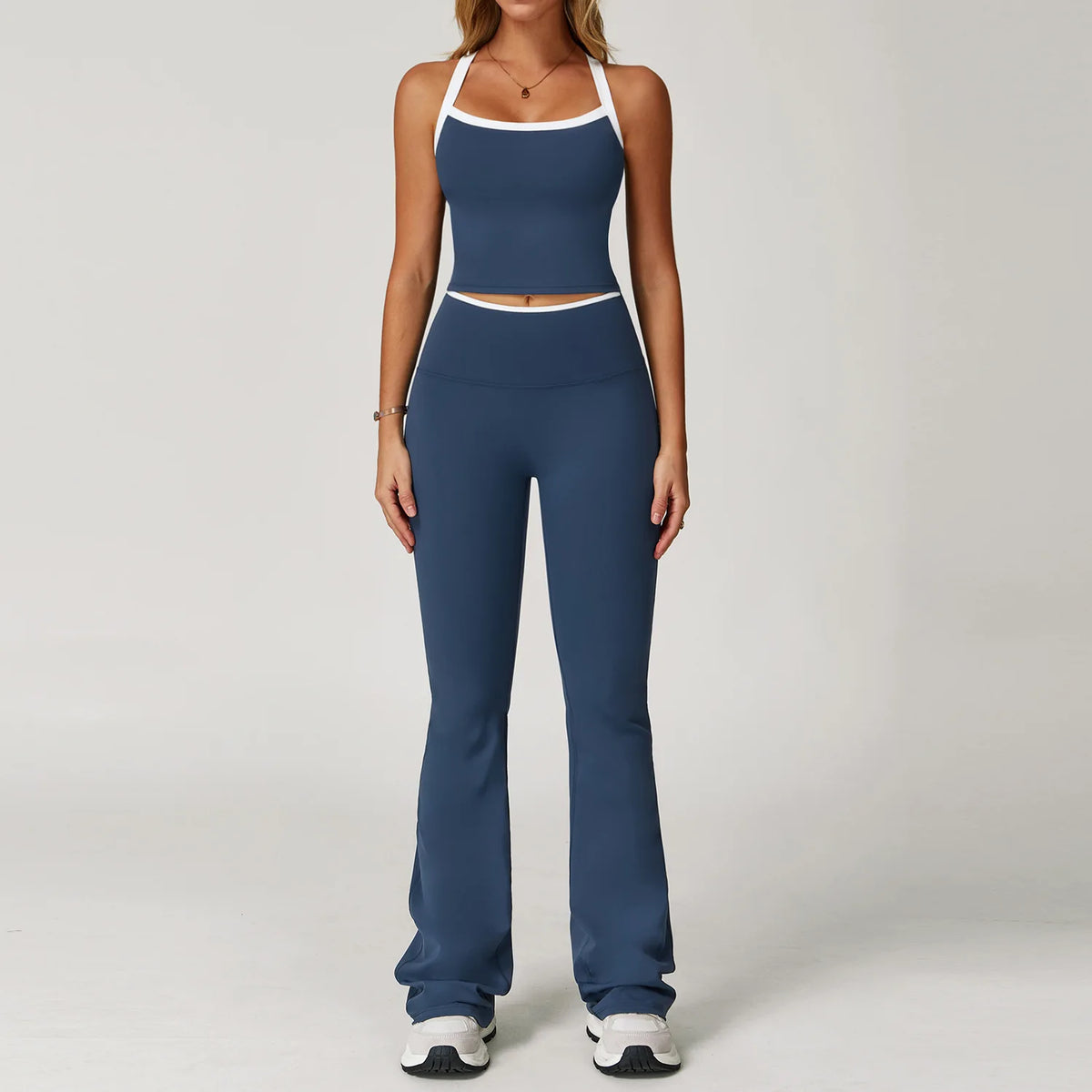 Yoga Set Women Tracksuit 2 Piece Athletic Wear Pilates Fitness Suit Gym Clothes Workout Push Up Clothes Sports Bra Leggings Suit