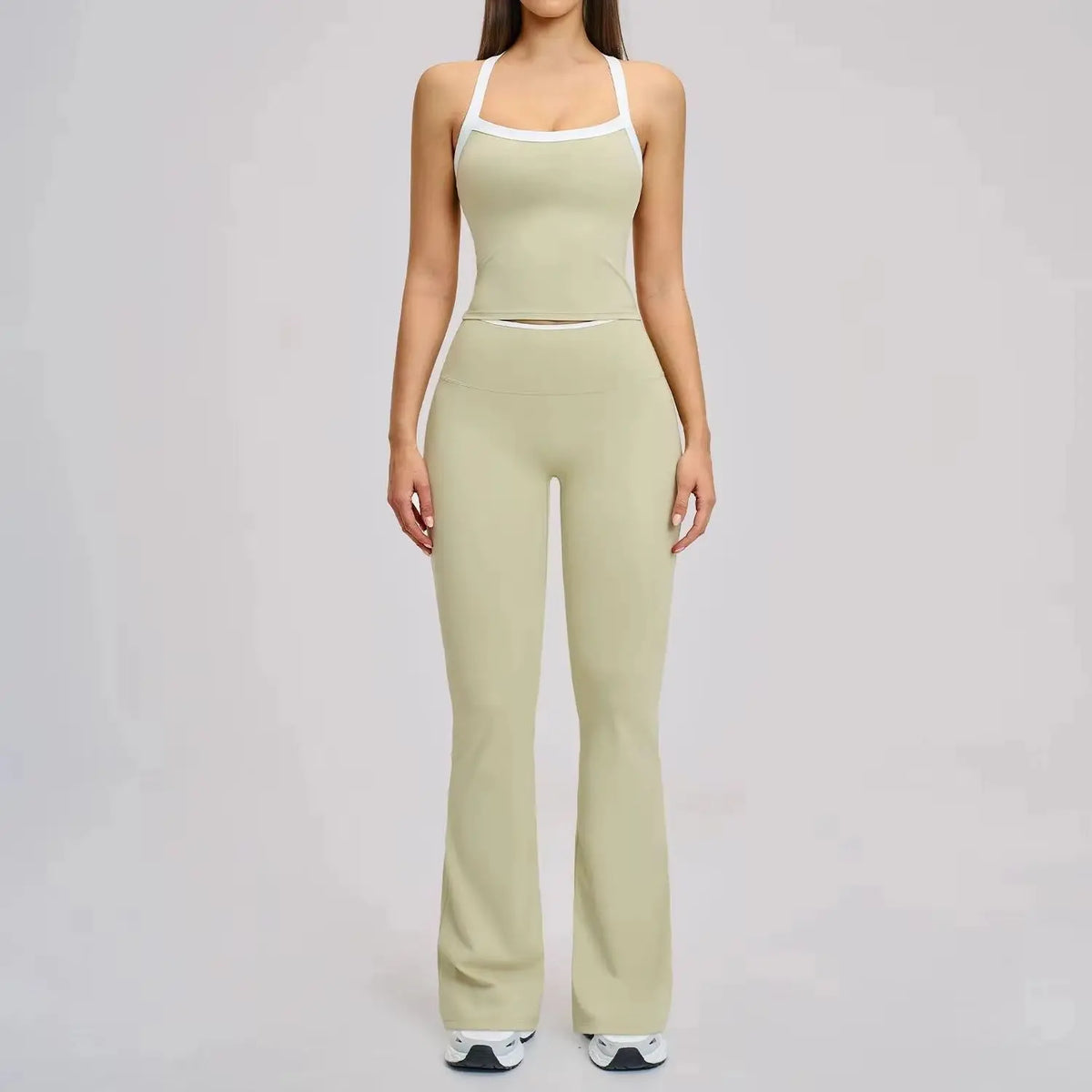 Yoga Set Women Tracksuit 2 Piece Athletic Wear Pilates Fitness Suit Gym Clothes Workout Push Up Clothes Sports Bra Leggings Suit