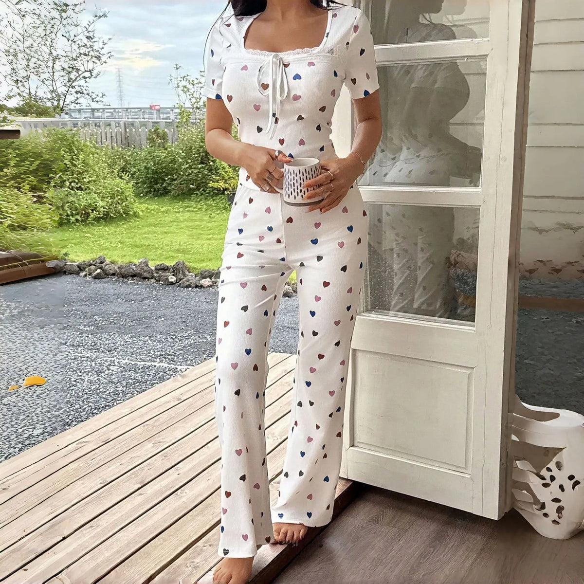Women's Pajamas Set Pajama Sets Women's Home Suit Sexy Shopping Pjs Woman Set Sleepwear for Sleeping Pants Clothes Nightwear