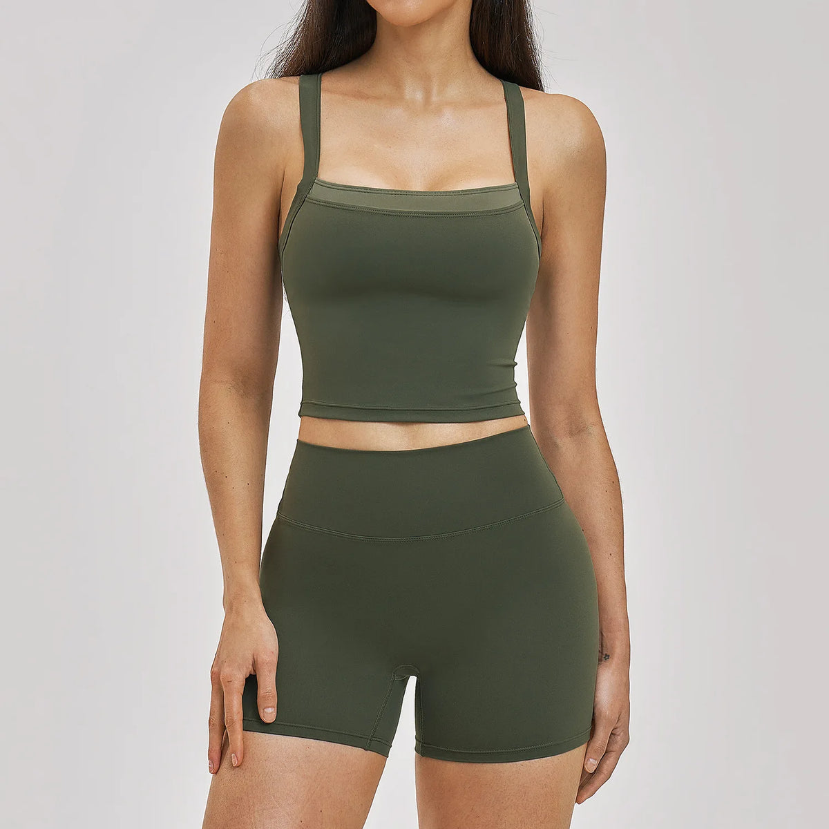Yoga Sets Women Tracksuit 2 Pieces Workout Sets Yoga Short Sleeves High Waist Shorts Outfits Fitness Clothes Gym Casual Suits