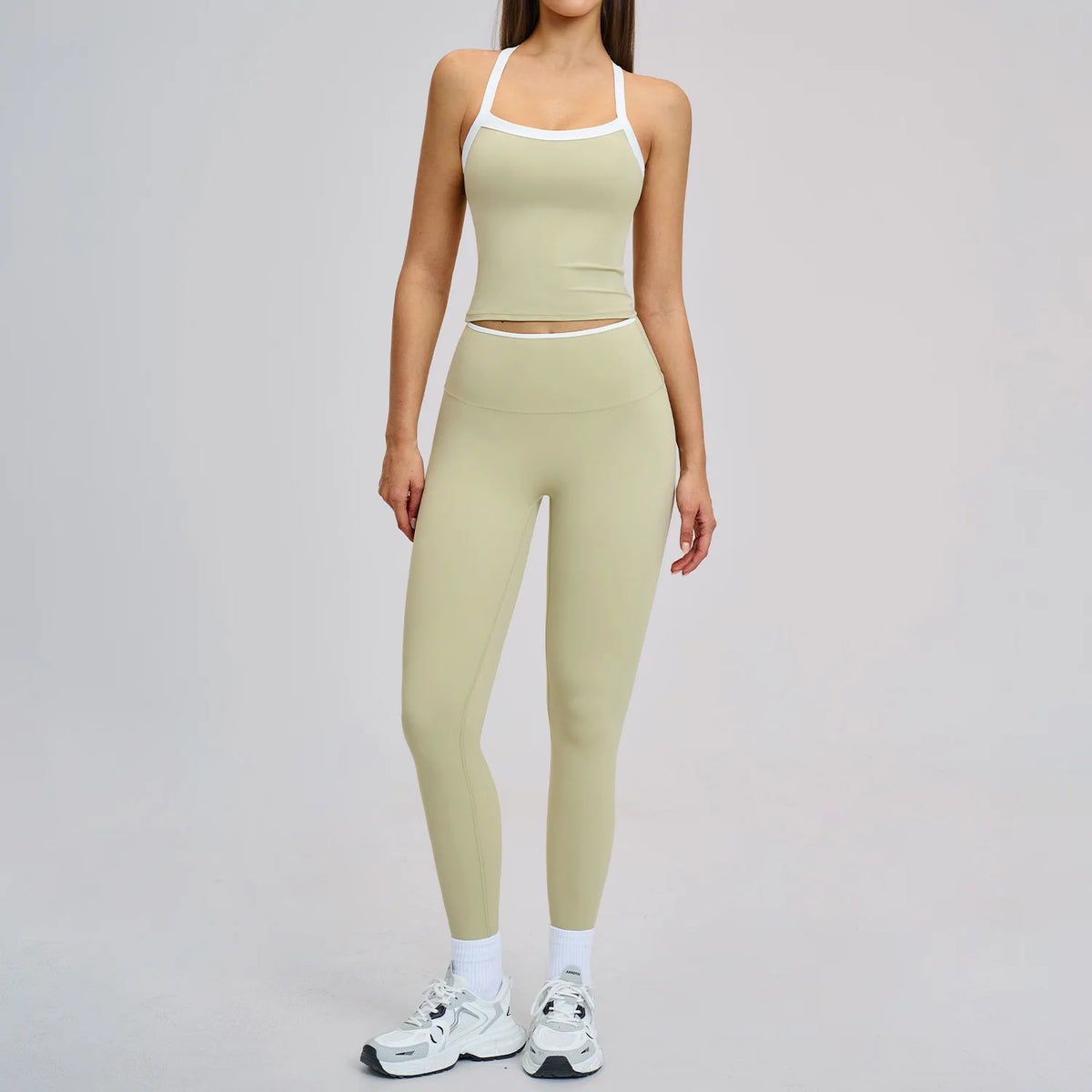 Yoga Set Women Tracksuit 2 Piece Athletic Wear Pilates Fitness Suit Gym Clothes Workout Push Up Clothes Sports Bra Leggings Suit