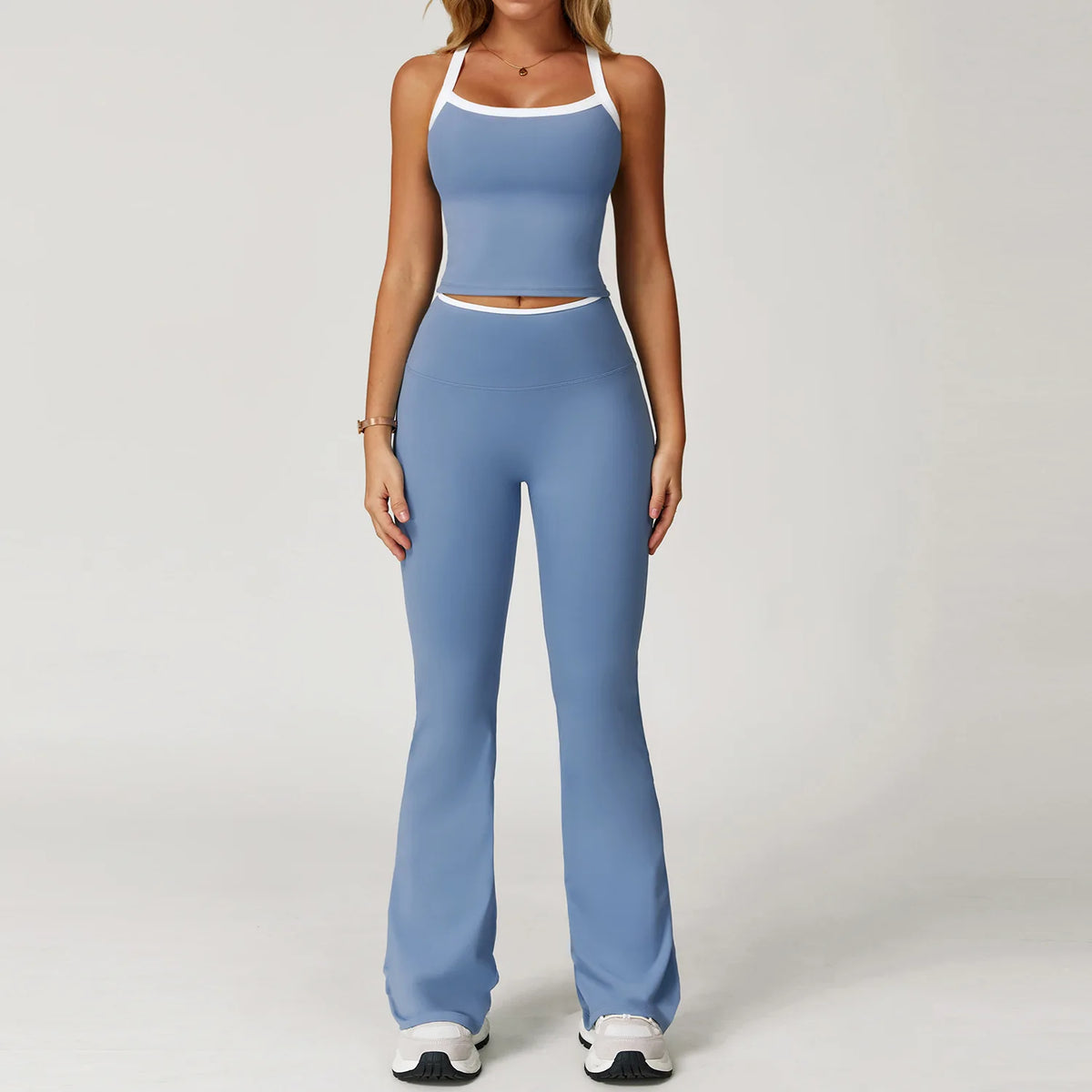 Yoga Set Women Tracksuit 2 Piece Athletic Wear Pilates Fitness Suit Gym Clothes Workout Push Up Clothes Sports Bra Leggings Suit