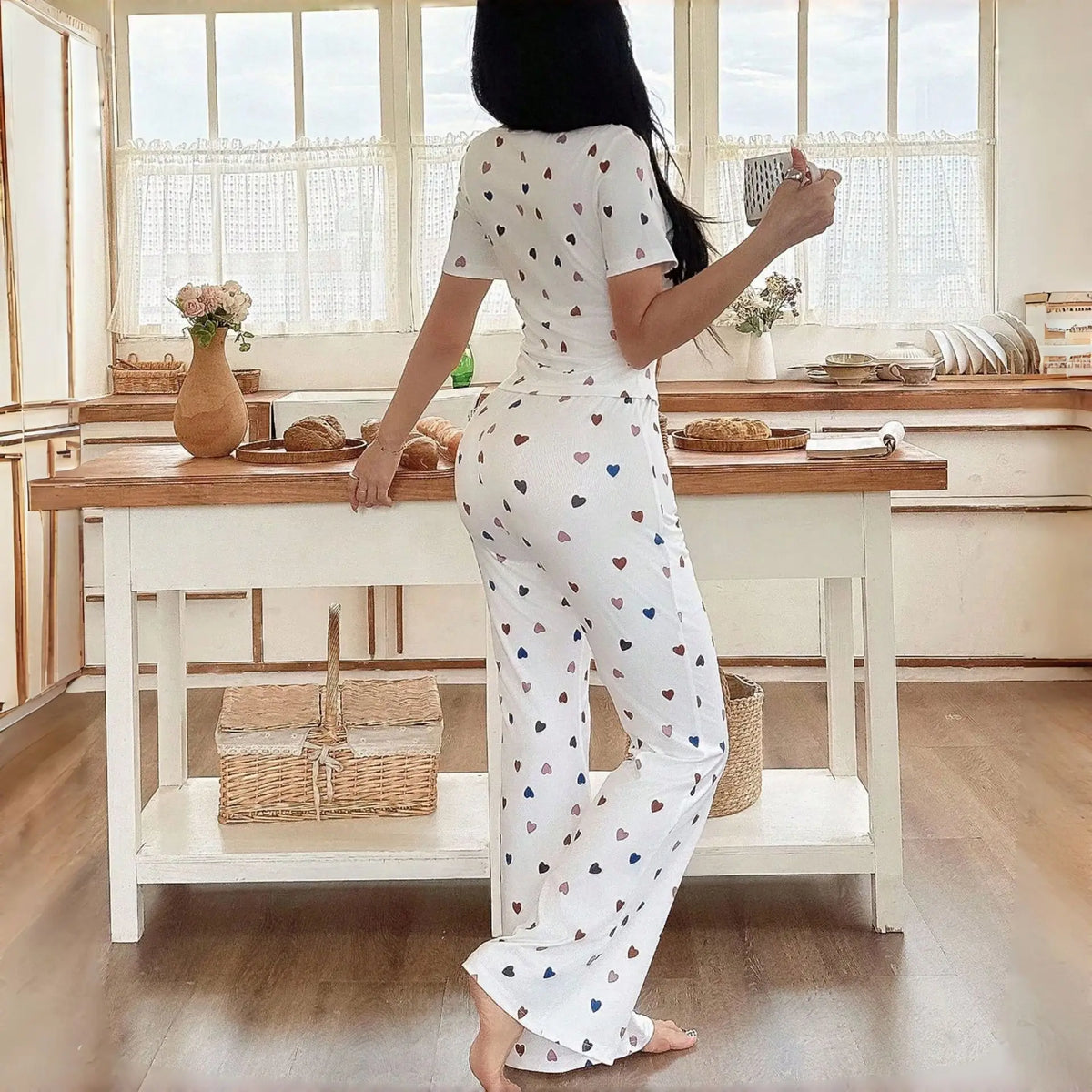 Women's Pajamas Set Pajama Sets Women's Home Suit Sexy Shopping Pjs Woman Set Sleepwear for Sleeping Pants Clothes Nightwear