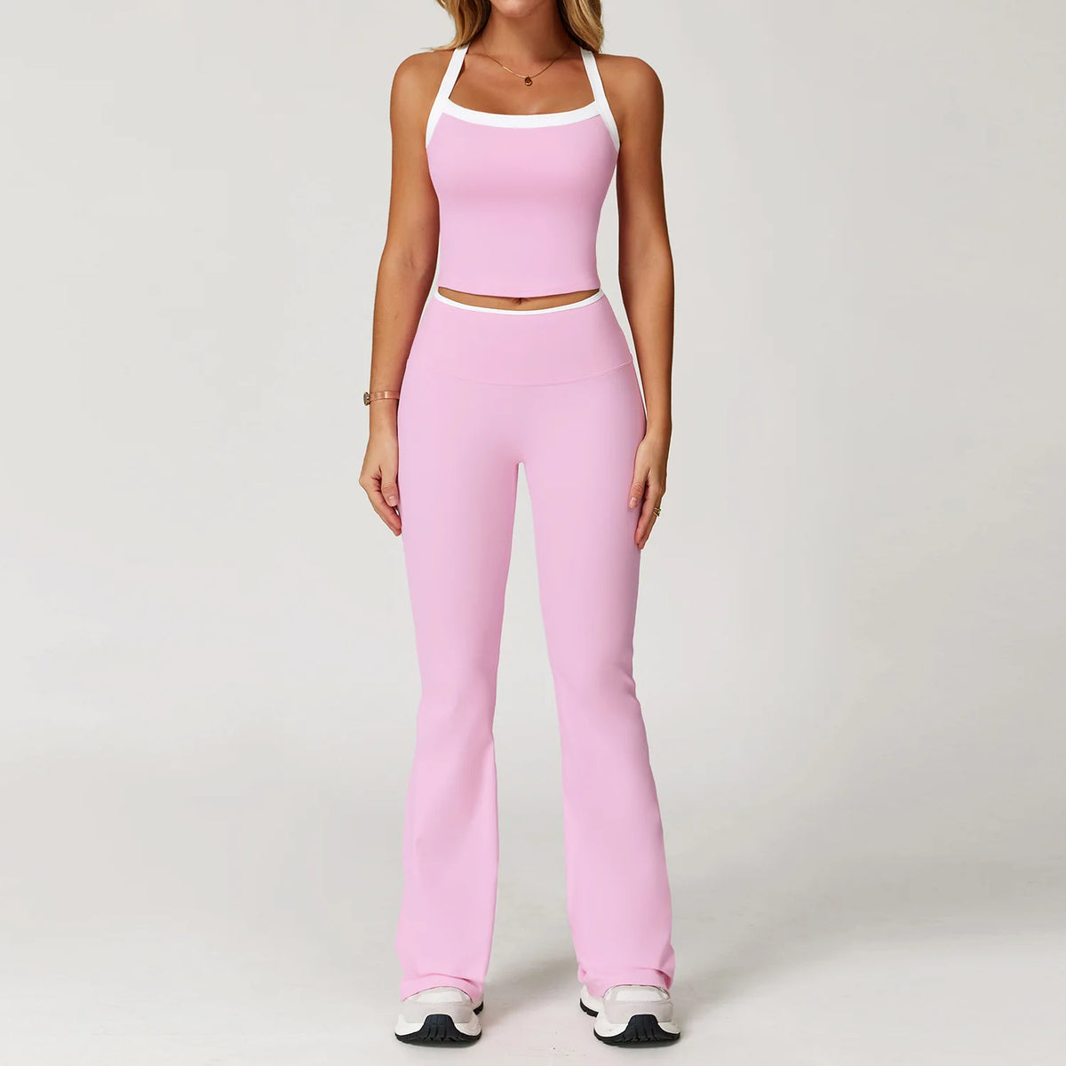 Yoga Set Women Tracksuit 2 Piece Athletic Wear Pilates Fitness Suit Gym Clothes Workout Push Up Clothes Sports Bra Leggings Suit