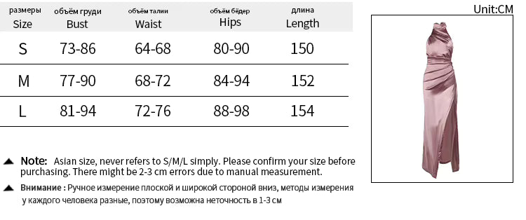 Women Dress Elegant Long Dresses Party Night Dress Women Dresses Woman Female Stand Collar Hanging Neck Sexy Slim Fit Slit