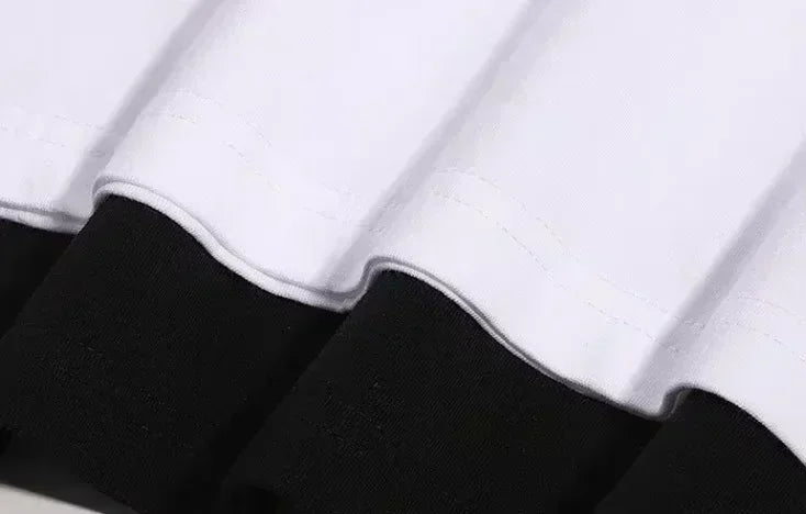 ONE PICE Anime Summer T-shirt Men's and Women's New Tony Tony Chopper Printed Street Hip Hop Loose Casual Parent Child Top